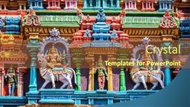  Presentation with city india - Slide set with madurai-india-february-16-2013 background and a tawny brown colored foreground