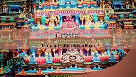  Presentation with city india - Presentation design featuring madurai-india-february-16-2013 background and a coral colored foreground