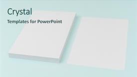  Presentation with brochure - Amazing PPT layouts having magazine cover - blank flyer poster brochure mockup backdrop and a sky blue colored foreground