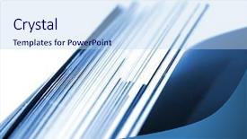  Presentation with magazines - Theme featuring education stacked old newspapers pile - magazines close-up background and a light blue colored foreground