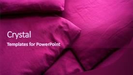  Presentation with magenta - Beautiful PPT theme featuring magenta background abstract fabric texture backdrop and a violet colored foreground