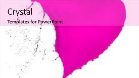  Presentation with magenta - PPT theme with muertos day of the dead background and a  colored foreground.