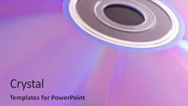  Presentation with magenta - Cool new PPT layouts with magenta video - close up detail backdrop and a  colored foreground