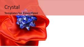  Presentation with holiday - PPT layouts with love party magic - blue bow holiday valentine's day background and a  colored foreground