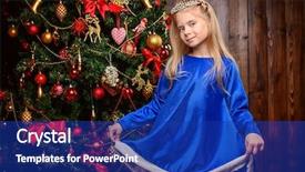  Presentation with girl christmas - Audience pleasing theme consisting of magic 8 - beautiful eight year old girl backdrop and a royal blue colored foreground