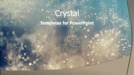 Presentation with new year - Theme with magic abstract holiday background - fireworks background and a seafoam green colored foreground