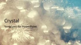  Presentation with new year - Cool new slides with magic abstract holiday background - fireworks backdrop and a  colored foreground