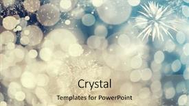  Presentation with card holiday flowers abstract - Colorful theme enhanced with magic abstract holiday background - fireworks backdrop and a  colored foreground