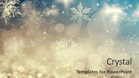  Presentation with card holiday flowers abstract - PPT layouts with magic abstract holiday background - fireworks background and a lemonade colored foreground