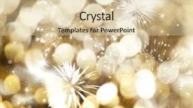  Presentation with new year - PPT layouts featuring magic abstract holiday background - fireworks background and a  colored foreground