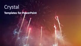  Presentation with christmas magic - Amazing presentation theme having magic-abstract-holiday-background backdrop and a wine colored foreground