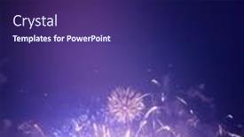  Presentation with christmas magic - Beautiful slide deck featuring magic-abstract-holiday-background backdrop and a navy blue colored foreground