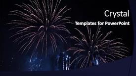  Presentation with christmas magic - Theme with magic-abstract-holiday-background background and a black colored foreground