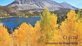  Presentation with yosemite - Colorful slide set enhanced with magic beauty blue lake in yosemite national park gold crown creates an unforgettable picture backdrop and a gold colored foreground