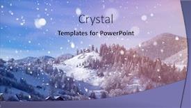  Presentation with christmas magic - Presentation having magic-christmas-concept-with-falling background and a light blue colored foreground