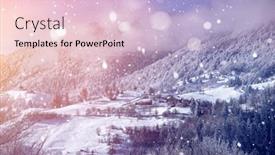  Presentation with christmas magic - Cool new presentation with magic-christmas-concept-with-falling backdrop and a lemonade colored foreground