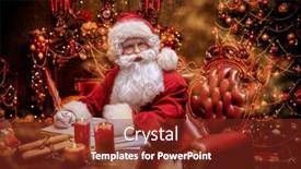  Presentation with christmas magic - Presentation enhanced with magic-christmas-kind-santa-claus background and a  colored foreground