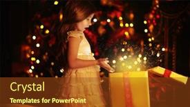  Presentation with christmas magic - Colorful presentation theme enhanced with magic-for-christmas-happy-excited backdrop and a tawny brown colored foreground