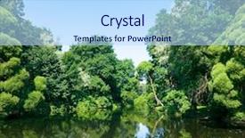  Presentation with peace - Slide deck consisting of magic forest - beauty peace nature background and a  colored foreground