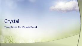  Presentation with magic garden - Amazing presentation having magic garden - abstract spring background backdrop and a sky blue colored foreground