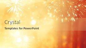  Presentation with christmas magic - Slides enhanced with magic-golden-holiday-abstract-background background and a blonde colored foreground