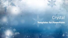  Presentation with blurred bokeh - PPT theme with magic-holiday-blue-background background and a teal colored foreground