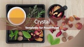  Presentation with pagan - Audience pleasing PPT theme consisting of magic love potion with honey backdrop and a tawny brown colored foreground