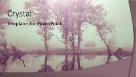  Presentation with thorn forest - Audience pleasing slide deck consisting of magic mist in the forest backdrop and a soft green colored foreground