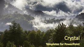  Presentation with scary forest - Audience pleasing presentation consisting of magic misty forest backdrop and a  colored foreground