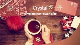  Presentation with gifs christmas - Beautiful slides featuring magic moment - set of colorful christmas gifts backdrop and a red colored foreground