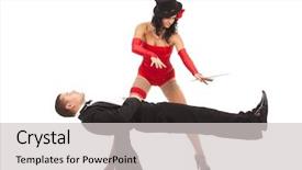  Presentation with magic symbols - Colorful slides enhanced with magic moment - woman performing magically backdrop and a light gray colored foreground