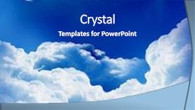  Presentation with magic - Cool new PPT layouts with magic moon and beautiful clouds backdrop and a dark gray colored foreground