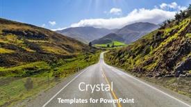  Presentation with new zealand - Slide deck featuring magic-of-new-zealand-new background and a coral colored foreground