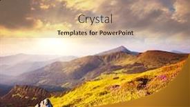  Presentation with pink sky - Cool new PPT theme with magic pink rhododendron flowers on summer mountain dramatic overcast sky carpathian ukraine europe beauty world backdrop and a coral colored foreground