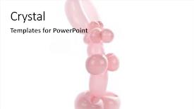  Presentation with bunny - Audience pleasing PPT layouts consisting of magic rabbit - simple balloon animal bunny backdrop and a white colored foreground