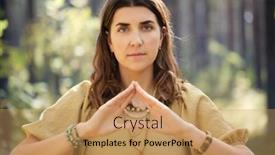  Presentation with spirituality - PPT layouts enhanced with magic-spirituality-and-supernatural-concept background and a coral colored foreground