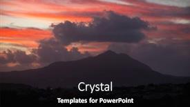  Presentation with magic - Slide deck having magic-sunset-over-procida-island background and a black colored foreground