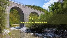  Presentation with rocky mountains - Colorful theme enhanced with magical-beauty-of-the-julian backdrop and a tawny brown colored foreground