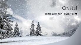  Presentation with tale - Beautiful PPT layouts featuring magical-christmas-card-with-fairy backdrop and a light gray colored foreground