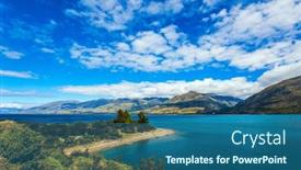  Presentation with new zealand - Slide set featuring magical-journey-to-the-ends background and a ocean colored foreground