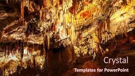  Presentation with cave - Amazing slide deck having magical-places-in-slovenia-postojna backdrop and a wine colored foreground