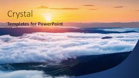  Presentation with light rays - Presentation with magical-thick-fog-covers background and a  colored foreground