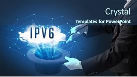  Presentation with modern tech - Beautiful slides featuring magician-is-showing-magic-trick backdrop and a ocean colored foreground