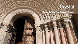  Presentation with magna carta - Cool new presentation theme with magna carta - picture of an old cathedral backdrop and a  colored foreground