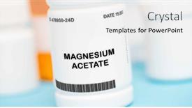  Presentation with magnesium - Slides with magnesium-acetate-is-a-medication background and a white colored foreground