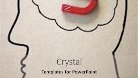  Presentation with magnet - PPT layouts consisting of magnet-on-the-brain-law background and a soft green colored foreground