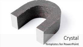  Presentation with magnet - Colorful slide deck enhanced with magnetic field - u-shaped magnet backdrop and a white colored foreground