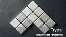  Presentation with black - Slide deck enhanced with magnetic field earth - neodymium magnets squares black background background and a dark gray colored foreground