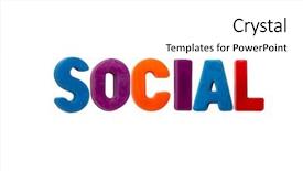  Presentation with letter - Presentation theme featuring background magnetic letters - letter magnets social isolated background and a white colored foreground