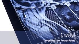  Presentation with trauma - Cool new presentation theme with magnetic resonance imaging - my knee mri - sport backdrop and a ocean colored foreground